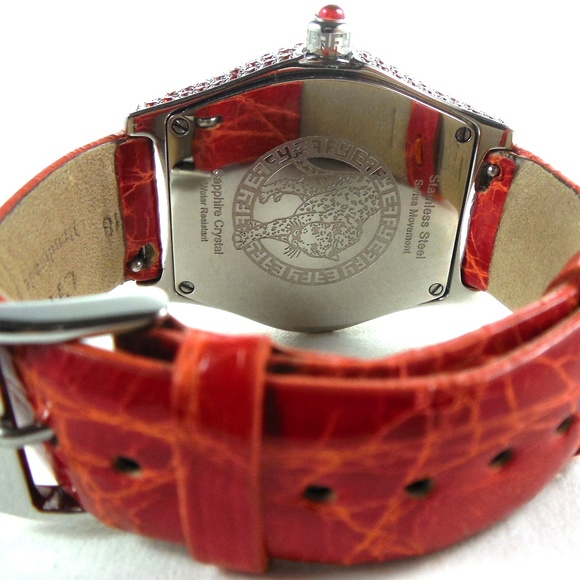 Orange Sapphire Diamond 4.73 Ct Luxury Watch main image 5